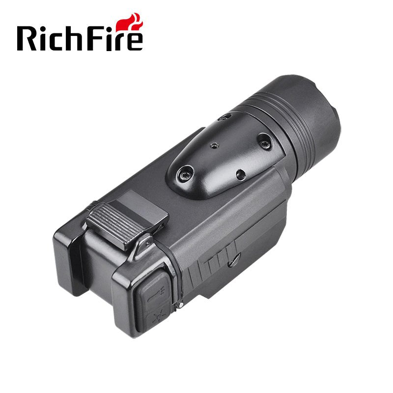 Richfire SFD - 060 1000 Lumen LED Quick installation Tactical Flashlight Green Laser - Richfire® Official Store Tactical Flashlight Weapon Light Seller