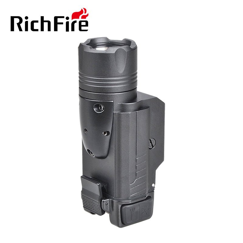 Richfire SFD - 060 1000 Lumen LED Quick installation Tactical Flashlight Green Laser - Richfire® Official Store Tactical Flashlight Weapon Light Seller