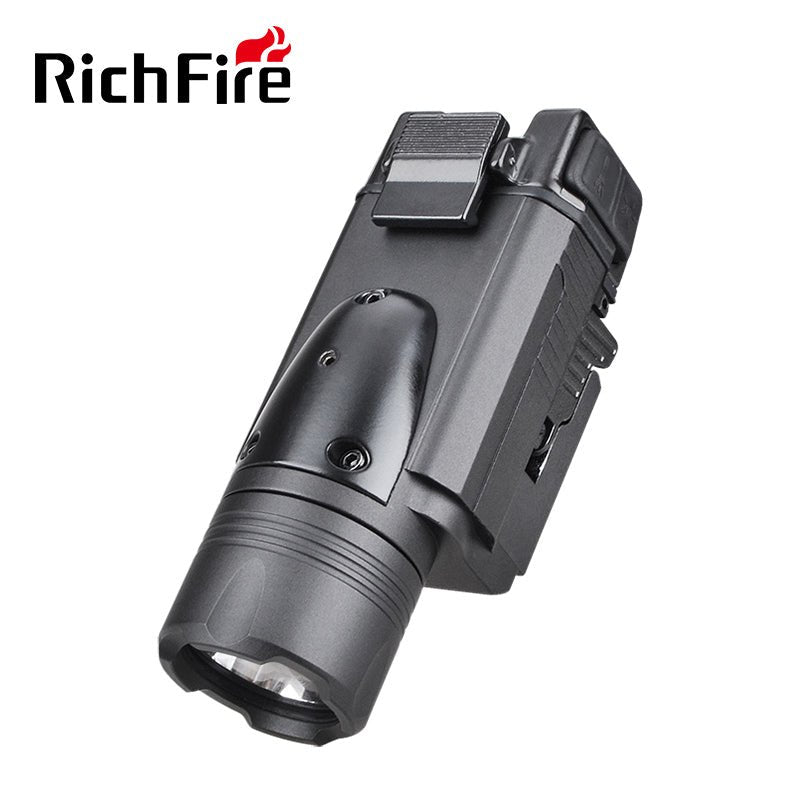 Richfire SFD - 060 1000 Lumen LED Quick installation Tactical Flashlight Green Laser - Richfire® Official Store Tactical Flashlight Weapon Light Seller
