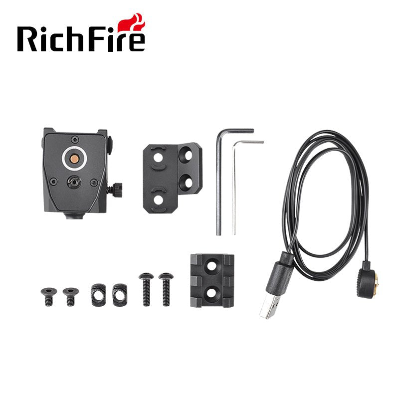 Richfire SFD - 074 Magnetic Charging Green Laser Sight - Richfire® Official Store Tactical Flashlight Weapon Light Seller