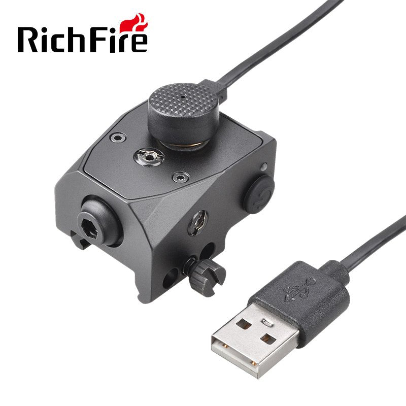 Richfire SFD - 074 Magnetic Charging Green Laser Sight - Richfire® Official Store Tactical Flashlight Weapon Light Seller