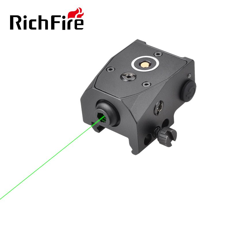 Richfire SFD - 074 Magnetic Charging Green Laser Sight - Richfire® Official Store Tactical Flashlight Weapon Light Seller