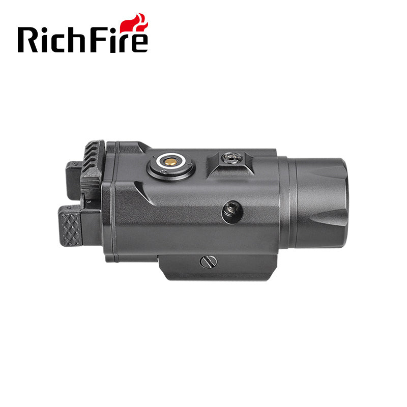 Richfire SFD - 077 1500 Lumen LED Magnetic Rechargeable Tactical Flashlight Green Laser - Richfire® Official Store Tactical Flashlight Weapon Light Seller