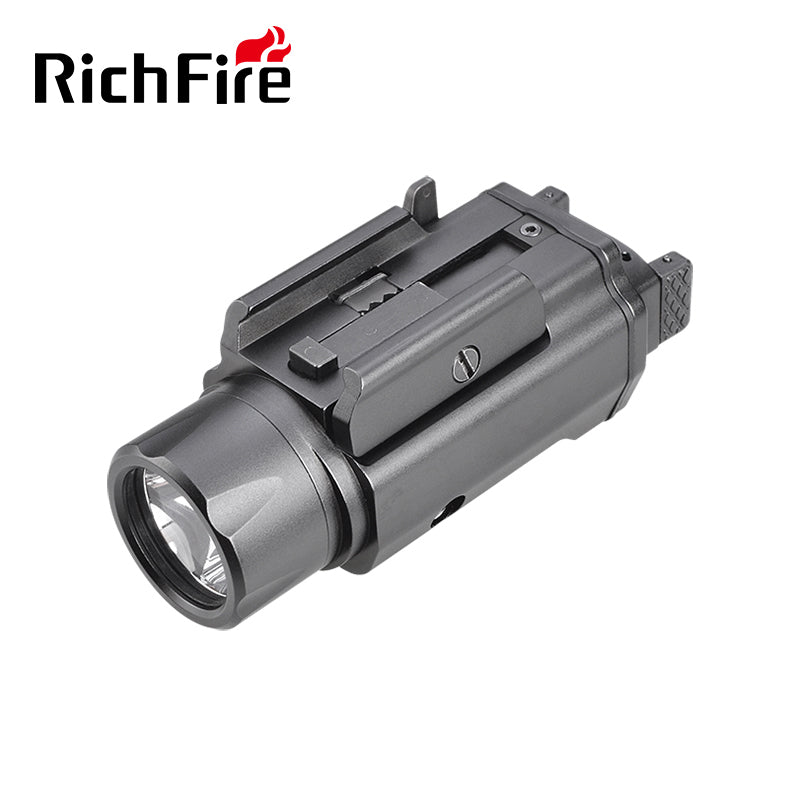 Richfire SFD - 077 1500 Lumen LED Magnetic Rechargeable Tactical Flashlight Green Laser - Richfire® Official Store Tactical Flashlight Weapon Light Seller