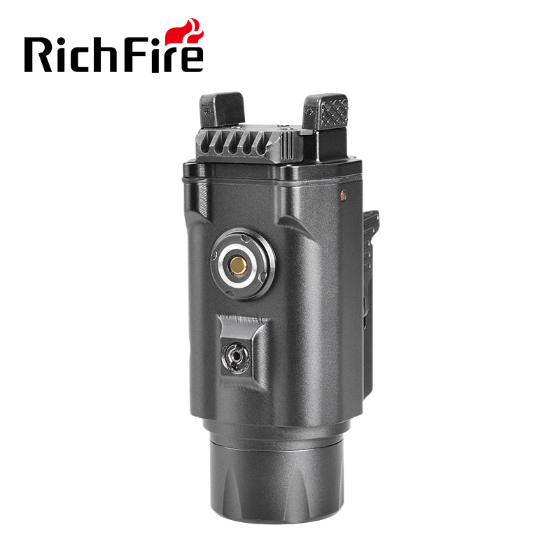 Richfire SFD - 077 1500 Lumen LED Magnetic Rechargeable Tactical Flashlight Green Laser - Richfire® Official Store Tactical Flashlight Weapon Light Seller