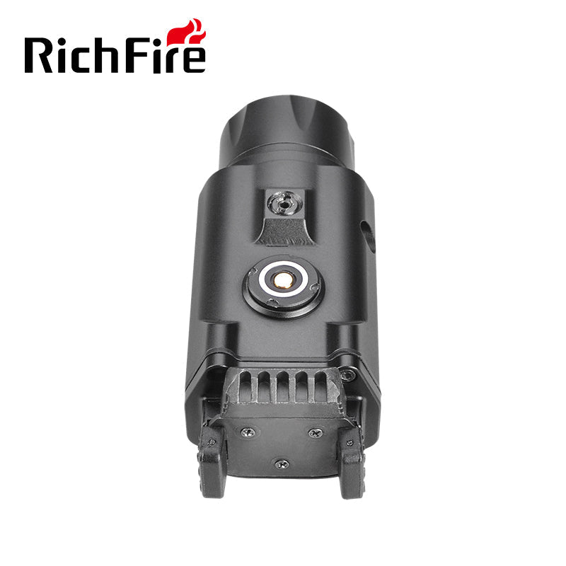 Richfire SFD - 077 1500 Lumen LED Magnetic Rechargeable Tactical Flashlight Green Laser - Richfire® Official Store Tactical Flashlight Weapon Light Seller