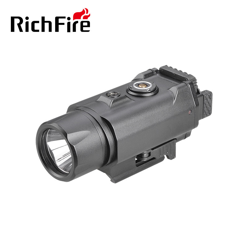 Richfire SFD - 077 1500 Lumen LED Magnetic Rechargeable Tactical Flashlight Green Laser - Richfire® Official Store Tactical Flashlight Weapon Light Seller
