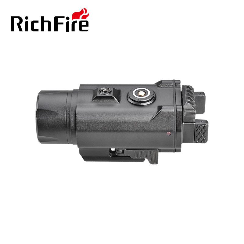 Richfire SFD - 077 1500 Lumen LED Magnetic Rechargeable Tactical Flashlight Green Laser - Richfire® Official Store Tactical Flashlight Weapon Light Seller