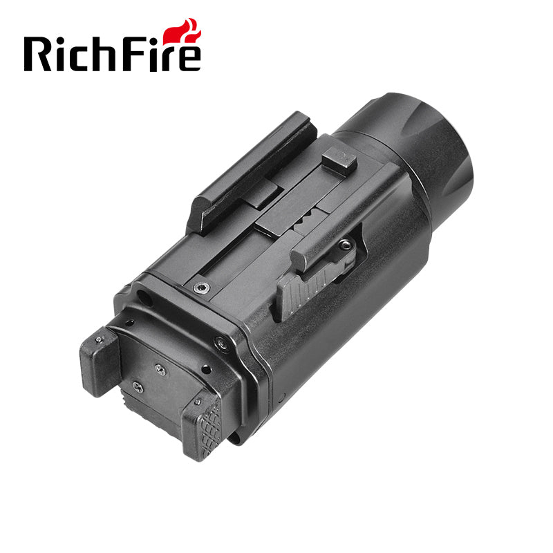 Richfire SFD - 077 1500 Lumen LED Magnetic Rechargeable Tactical Flashlight Green Laser - Richfire® Official Store Tactical Flashlight Weapon Light Seller