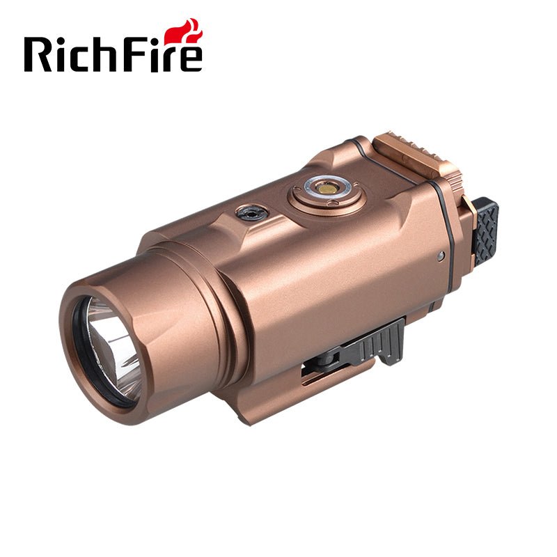 Richfire SFD - 077X 1500 Lumen LED Magnetic Rechargeable Tactical Flashlight Green Laser - Richfire® Official Store Tactical Flashlight Weapon Light Seller