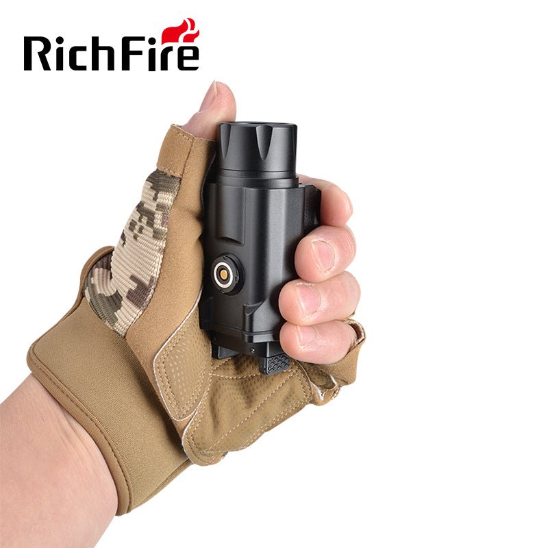 Richfire SFD - 080 1600 Lumen LED Magnetic Rechargeable Tactical Flashlight - Richfire® Official Store Tactical Flashlight Weapon Light Seller