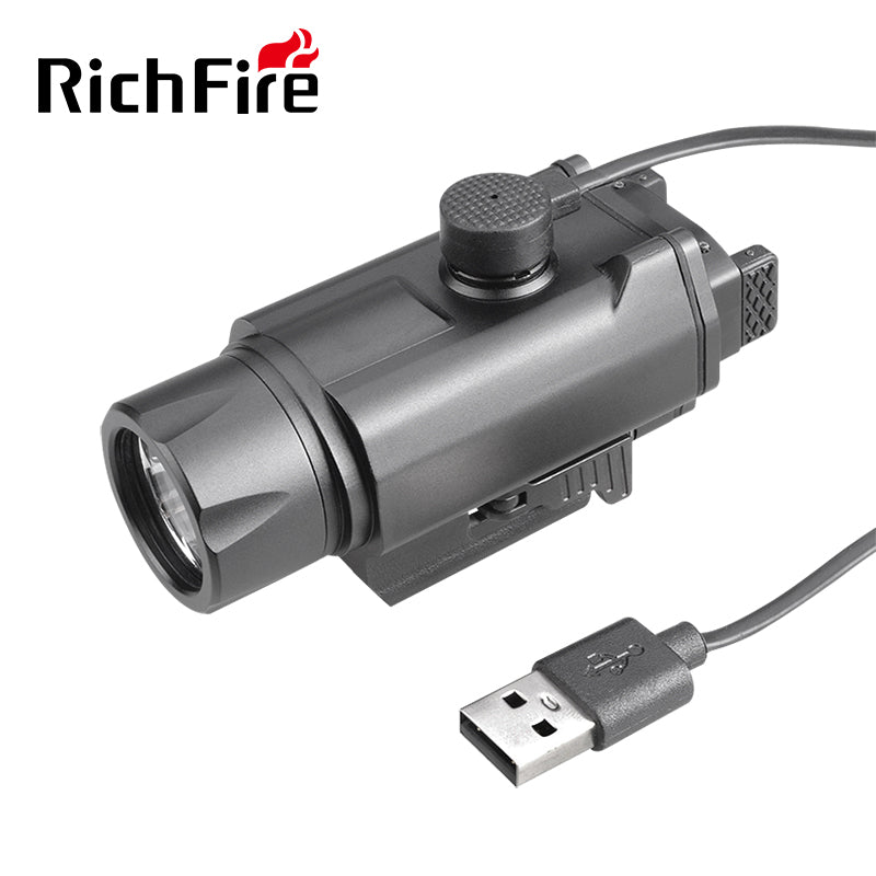 Richfire SFD - 080 1600 Lumen LED Magnetic Rechargeable Tactical Flashlight - Richfire® Official Store Tactical Flashlight Weapon Light Seller
