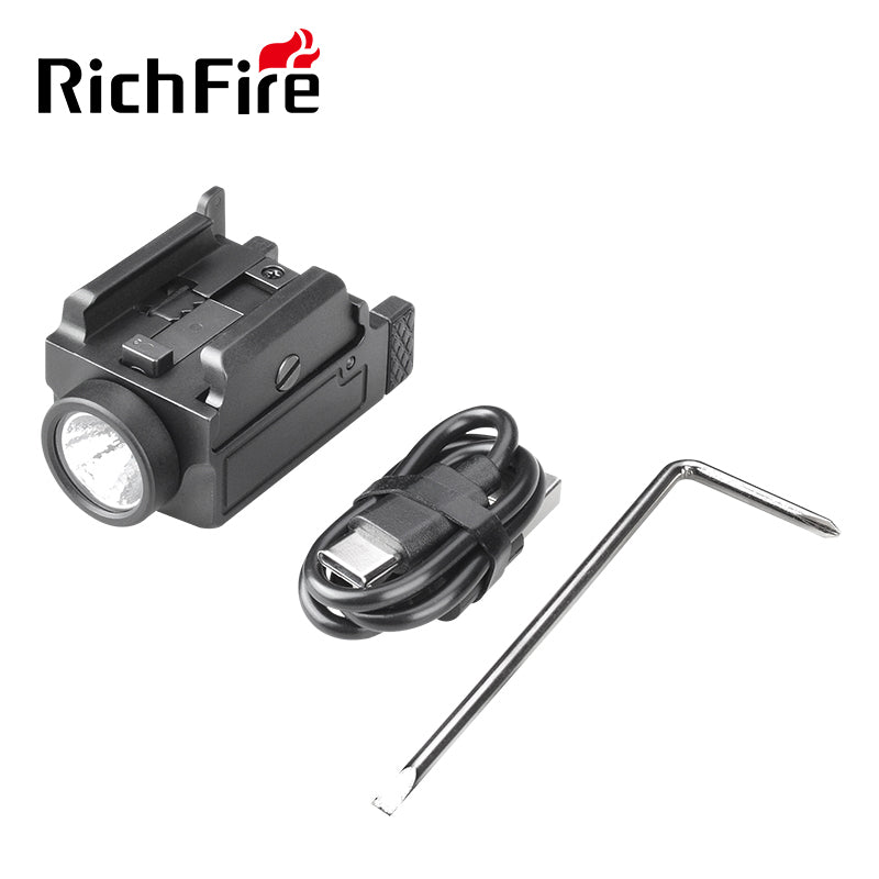 Richfire SFD - 088 800 Lumen LED Rechargeable Tactical Flashlight With Sliding Card Slot - Richfire® Official Store Tactical Flashlight Weapon Light Seller