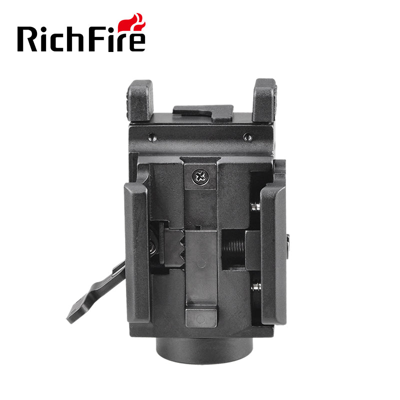 Richfire SFD - 089 800 Lumen LED Rechargeable Tactical Flashlight With Sliding Card Slot Green Laser - Richfire® Official Store Tactical Flashlight Weapon Light Seller