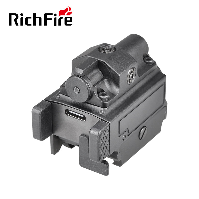 Richfire SFD - 089 800 Lumen LED Rechargeable Tactical Flashlight With Sliding Card Slot Green Laser - Richfire® Official Store Tactical Flashlight Weapon Light Seller
