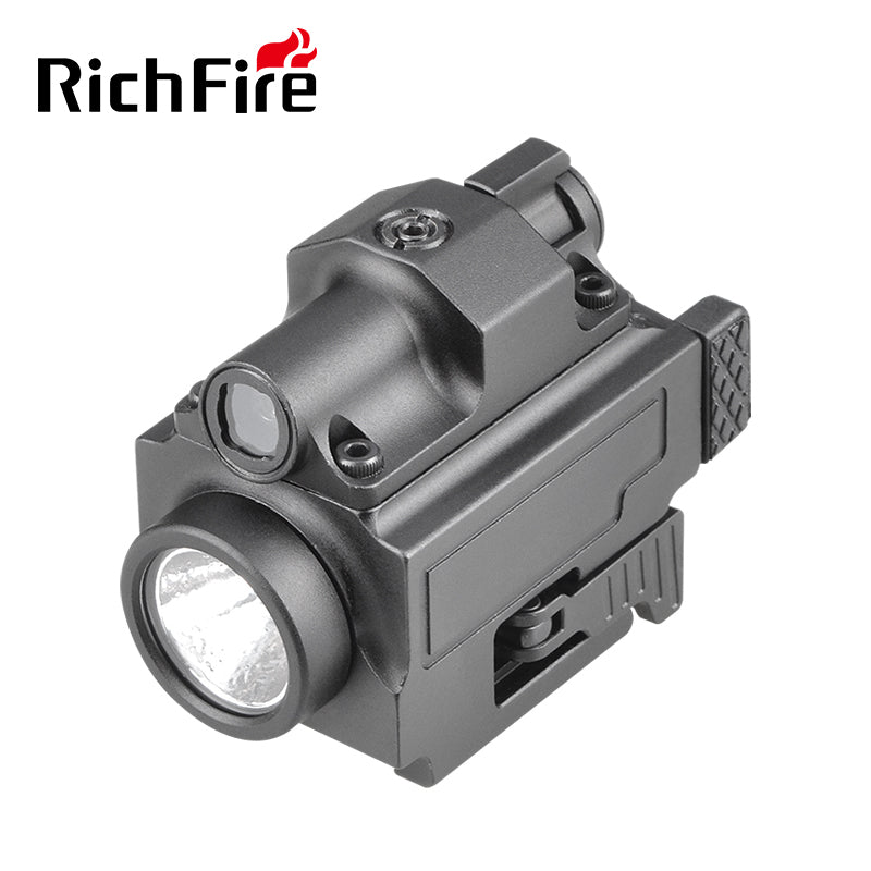 Richfire SFD - 089 800 Lumen LED Rechargeable Tactical Flashlight With Sliding Card Slot Green Laser - Richfire® Official Store Tactical Flashlight Weapon Light Seller