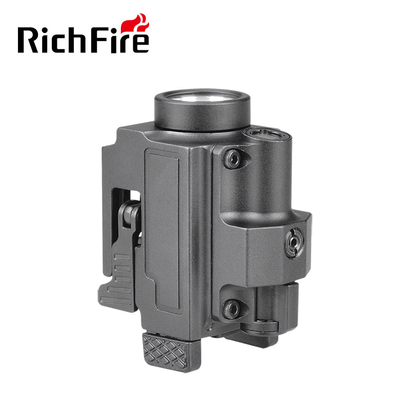 Richfire SFD - 089 800 Lumen LED Rechargeable Tactical Flashlight With Sliding Card Slot Green Laser - Richfire® Official Store Tactical Flashlight Weapon Light Seller
