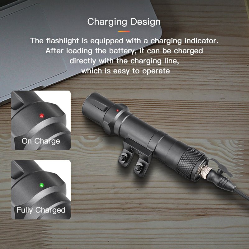 Richfire SFD - 092 2000 Lumen LED Rechargeable Tactical Flashlight - Richfire® Official Store Tactical Flashlight Weapon Light Seller