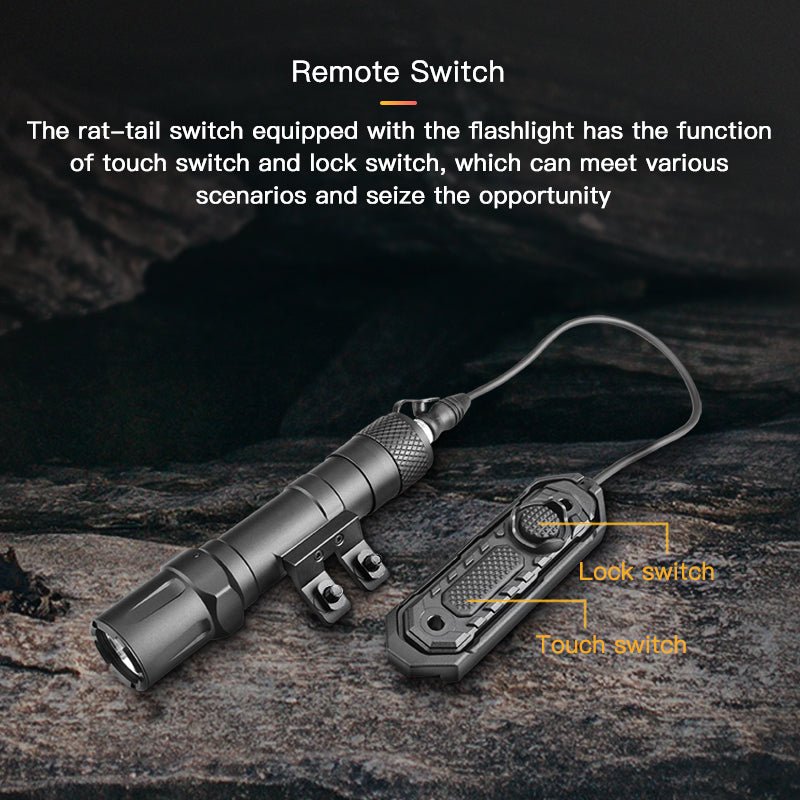 Richfire SFD - 092 2000 Lumen LED Rechargeable Tactical Flashlight - Richfire® Official Store Tactical Flashlight Weapon Light Seller