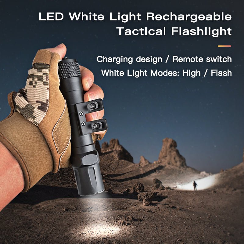 Richfire SFD - 092 2000 Lumen LED Rechargeable Tactical Flashlight - Richfire® Official Store Tactical Flashlight Weapon Light Seller