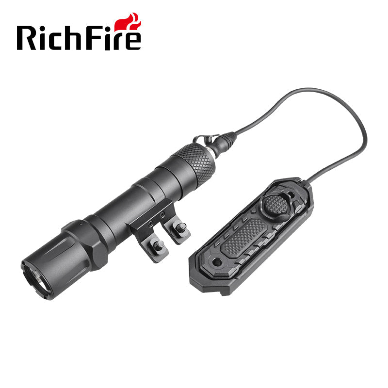 Richfire SFD - 092 2000 Lumen LED Rechargeable Tactical Flashlight - Richfire® Official Store Tactical Flashlight Weapon Light Seller