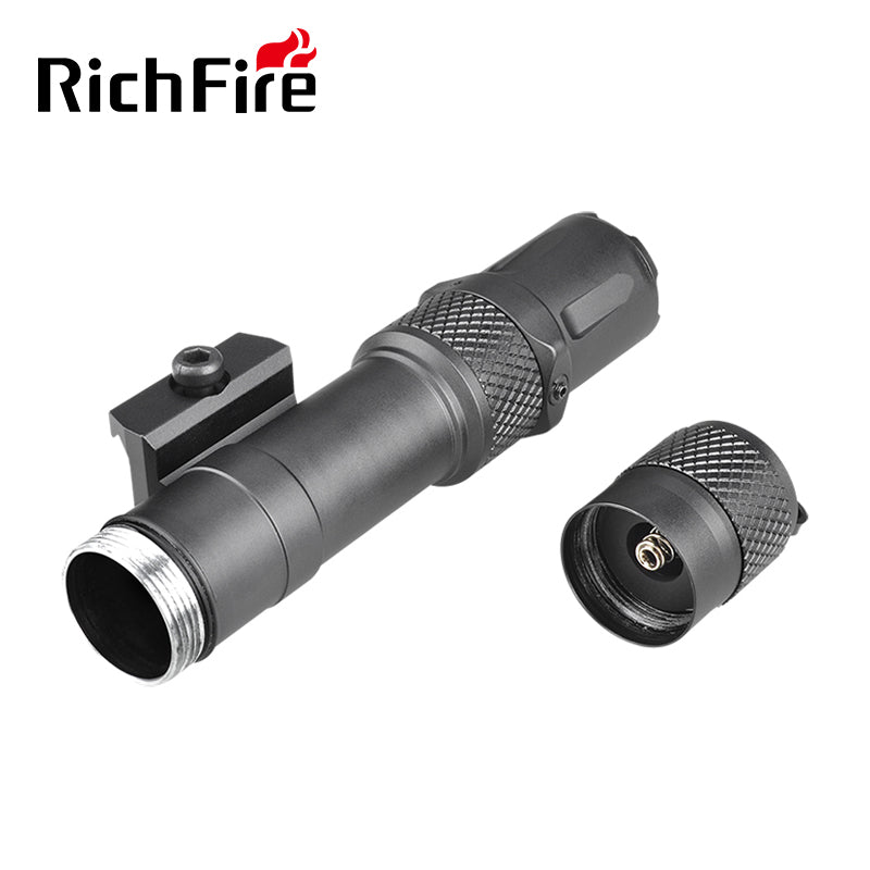 Richfire SFD - 092L 1900 Lumen LED Rechargeable Tactical Flashlight Green Laser - Richfire® Official Store Tactical Flashlight Weapon Light Seller