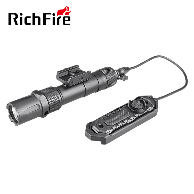 Richfire SFD - 092L 1900 Lumen LED Rechargeable Tactical Flashlight Green Laser - Richfire® Official Store Tactical Flashlight Weapon Light Seller