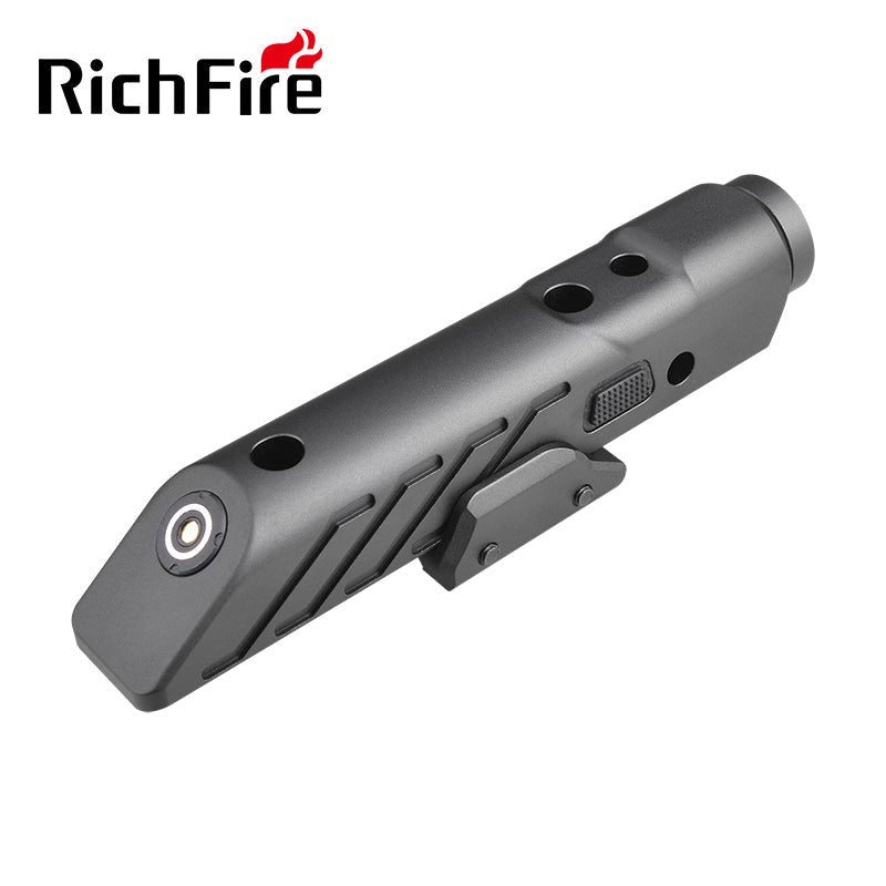 Richfire SFD - 102L 1700 Lumen LED Magnetic Rechargeable Tactical Flashlight Green Laser - Richfire® Official Store Tactical Flashlight Weapon Light Seller
