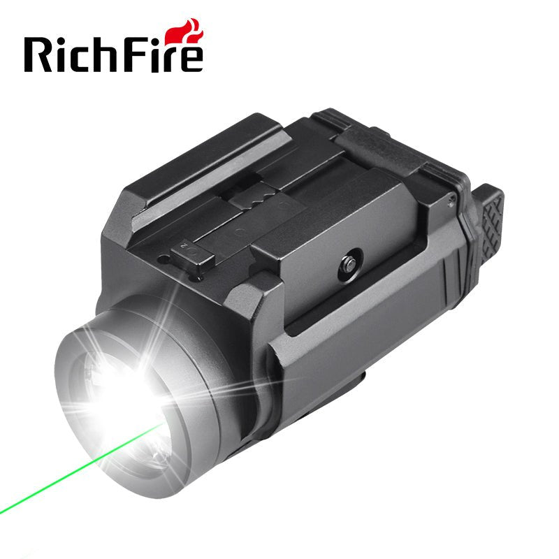 Richfire SFD - 135 1000 Lumen LED Tactical Flashlight Green Laser - Richfire® Official Store Tactical Flashlight Weapon Light Seller