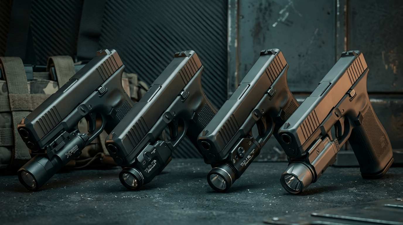 Best Pistol Light for Glock 19 in 2026 - Richfire® Official Store Tactical Flashlight Weapon Light Seller