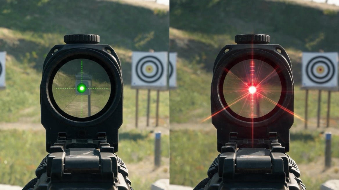 Green Dot vs Red Dot for Shooters with Astigmatism - RichFire® Store Official Tactical Flashlight Weapon Light Seller