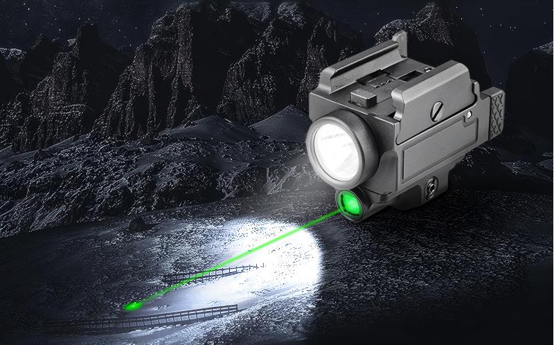 RichFire SFD-089 800 Lumen Tactical Flashlight with Green Laser – Rechargeable Weapon Light for Civilian Defense - RichFire® Store Official Tactical Flashlight Weapon Light Seller