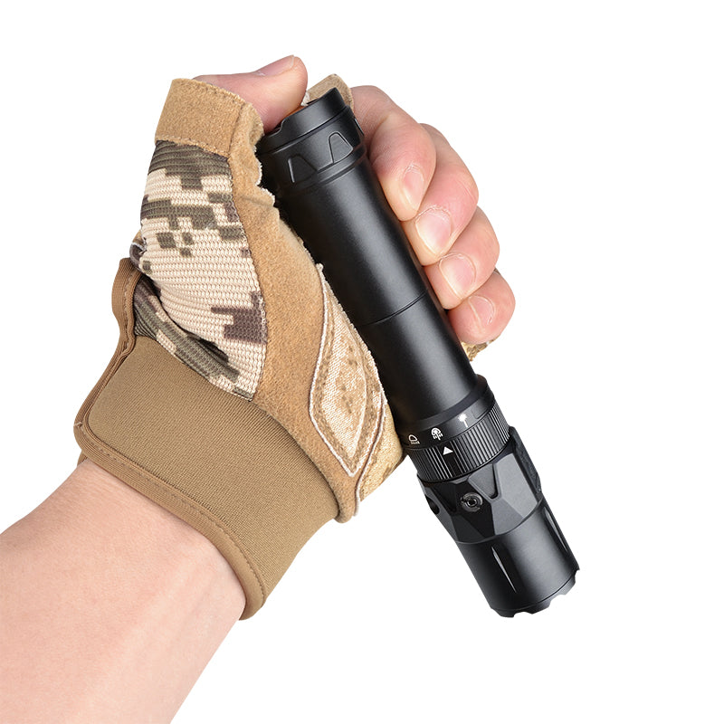 RichFire® SFD-127 RailStrike GL 2500 Lumens with Green Laser Max-Output Full-Size Rifle Light