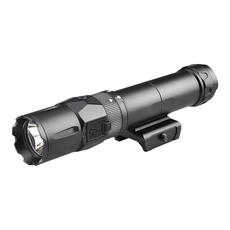 RichFire® SFD-127 RailStrike GL 2500 Lumens with Green Laser Max-Output Full-Size Rifle Light