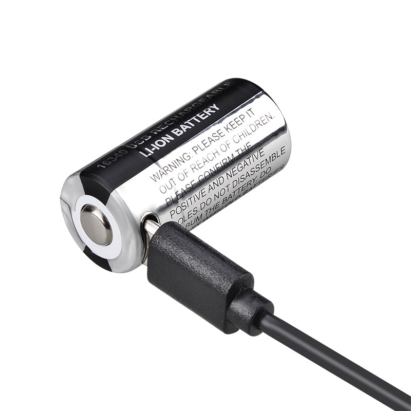 RichFire® SFFB-P92 PowerCell 3.7V 1000mAh 16340 USB-C Rechargeable High-Performance Li-ion Battery