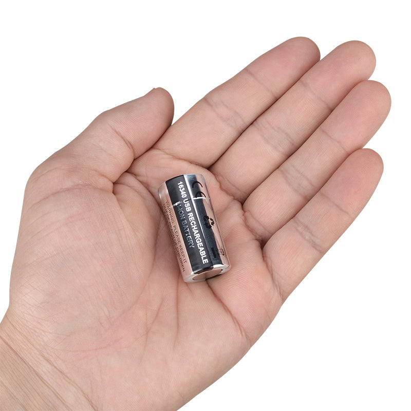RichFire® SFFB-P92 PowerCell 3.7V 1000mAh 16340 USB-C Rechargeable High-Performance Li-ion Battery