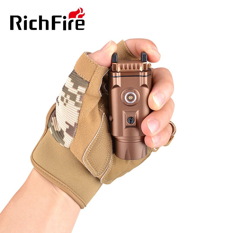 Richfire SFD - 077X 1500 Lumen LED Magnetic Rechargeable Tactical Flashlight Green Laser - Richfire® Official Store Tactical Flashlight Weapon Light Seller