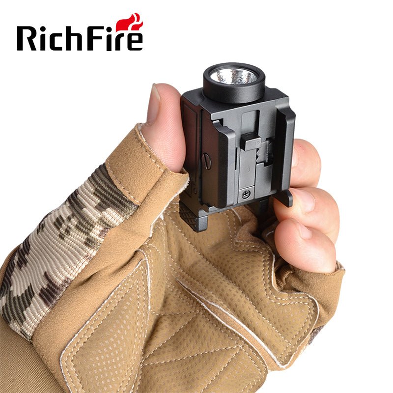 Richfire SFD - 088 800 Lumen LED Rechargeable Tactical Flashlight With Sliding Card Slot - Richfire® Official Store Tactical Flashlight Weapon Light Seller