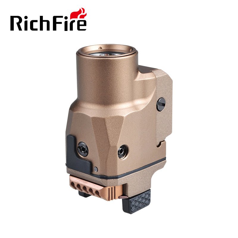 Richfire SFD - 090X 1200 Lumen LED Rechargeable Tactical Flashlight Green Laser - Richfire® Official Store Tactical Flashlight Weapon Light Seller