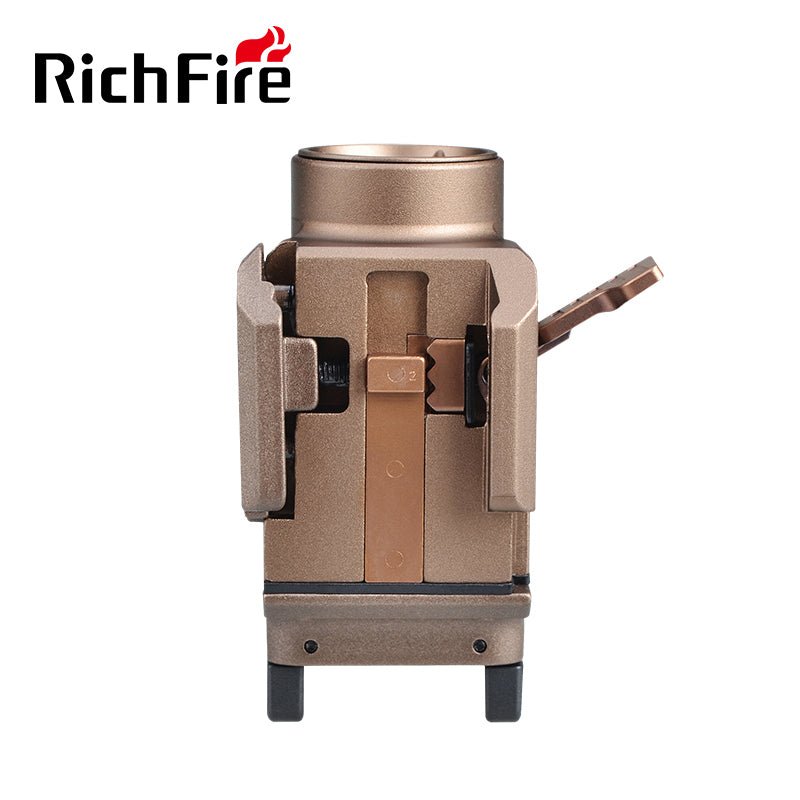 Richfire SFD - 090X 1200 Lumen LED Rechargeable Tactical Flashlight Green Laser - Richfire® Official Store Tactical Flashlight Weapon Light Seller