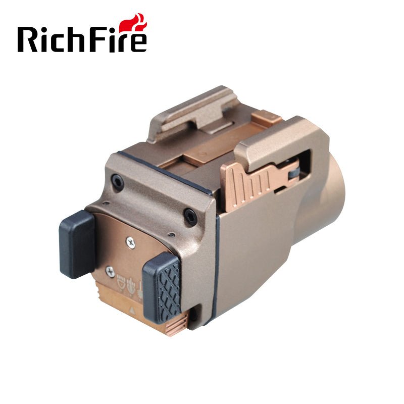 Richfire SFD - 090X 1200 Lumen LED Rechargeable Tactical Flashlight Green Laser - Richfire® Official Store Tactical Flashlight Weapon Light Seller