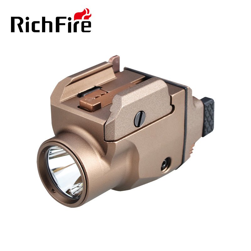 Richfire SFD - 090X 1200 Lumen LED Rechargeable Tactical Flashlight Green Laser - Richfire® Official Store Tactical Flashlight Weapon Light Seller