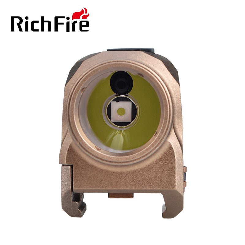 Richfire SFD - 090X 1200 Lumen LED Rechargeable Tactical Flashlight Green Laser - Richfire® Official Store Tactical Flashlight Weapon Light Seller