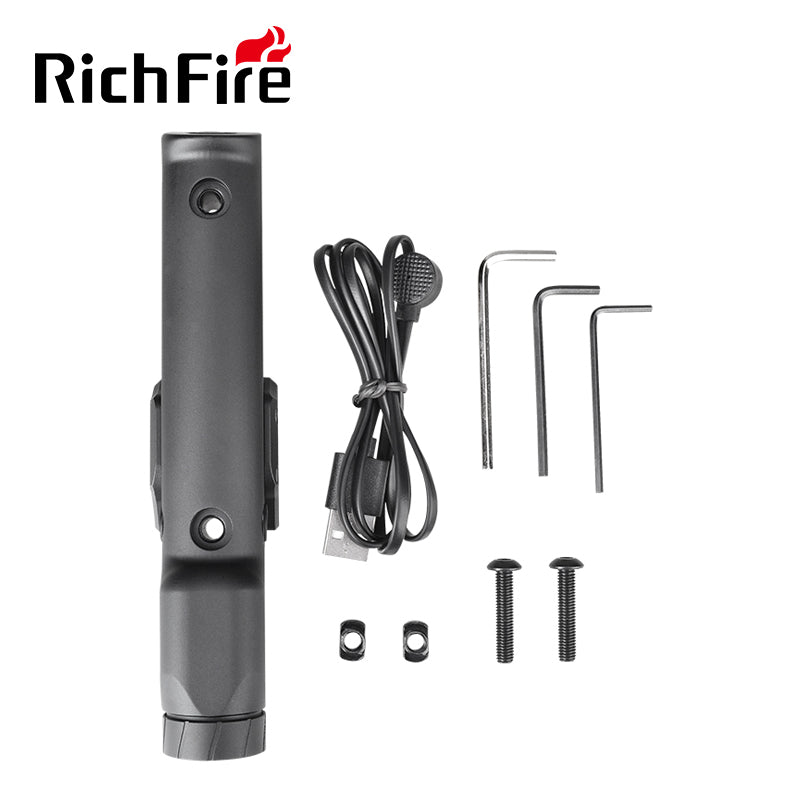 Richfire SFD - 101 1700 Lumen LED Magnetic Rechargeable Tactical Flashlight - Richfire® Official Store Tactical Flashlight Weapon Light Seller