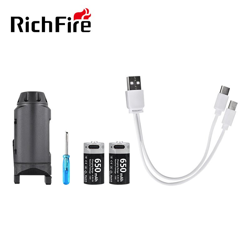 Richfire SFD - 132 600 Lumen LED Tactical Flashlight - Richfire® Official Store Tactical Flashlight Weapon Light Seller